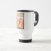 Mug De Voyage Affiche de voyage Aventure du désert d'Atacama. (Devant droit)