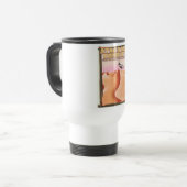 Mug De Voyage Affiche de voyage Aventure du désert d'Atacama. (Devant gauche)