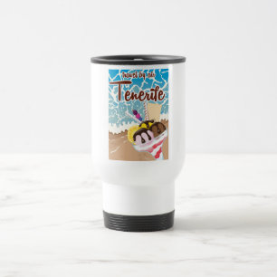 Mug De Voyage Affiche de voyage de bande dessinée de glace de Te