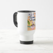 Mug De Voyage Affiche de voyage pour vacances d'été (Devant gauche)