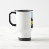 Mug De Voyage Affiche de voyage Rocca d'Orcia Italie (Gauche)