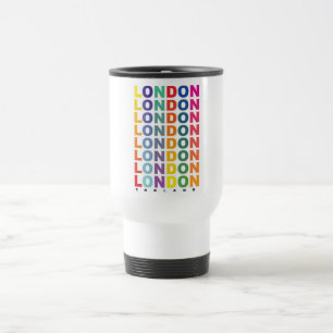 Mug De Voyage Affiche rétro Londres Angleterre