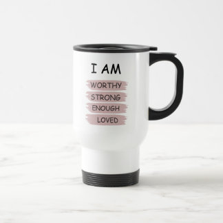 Mug De Voyage Affirmation d'auto-amour Voyage Mug