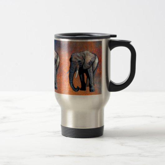 Mug De Voyage Afrique sauvage Amateurs d'animaux Big Five (Droit)
