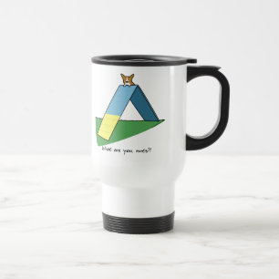 Mug De Voyage Agilité drôle de corgi d'Un-Cadre