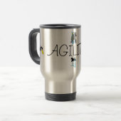 Mug De Voyage Agilité ! Flacon de voyage (Devant gauche)