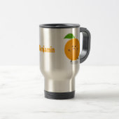 Mug De Voyage Agréable agrumes d'orange (Devant droit)