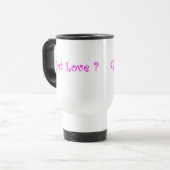 Mug De Voyage Ai de l'amour ? (Devant gauche)