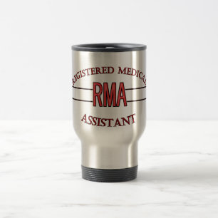 MUG DE VOYAGE AIDE MÉDICAL ENREGISTRÉ PAR LOGO DE RMA
