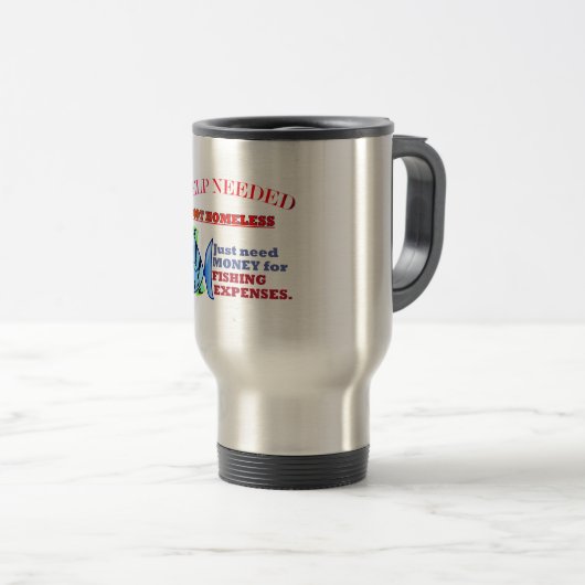 MUG DE VOYAGE AIDE NÉCESSAIRE. (Devant droit)