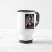 Mug De Voyage Aidez-nous zombi Reagan ! bilatéral (Devant droit)