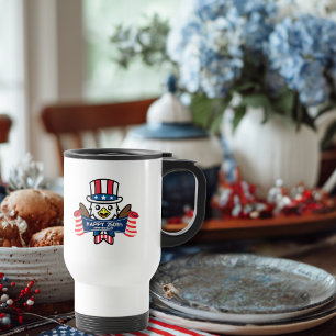 Mug De Voyage Aigle Américain Patriotique Joyux 250e Anniversair
