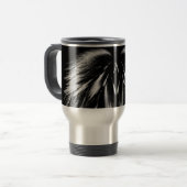 Mug De Voyage AILES D'ANGE Monogramme Gris Noir (Devant gauche)