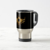Mug De Voyage Ailes de Steampunk (Devant droit)