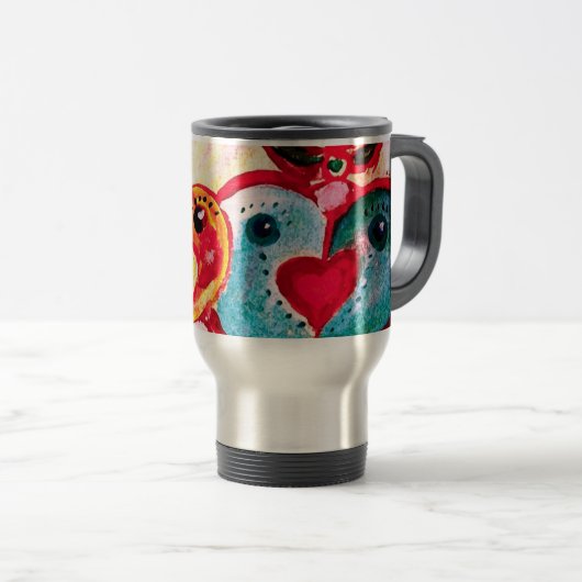 Mug De Voyage Aimer Acier Inoxydable Voyage/Mug de navette (Devant droit)