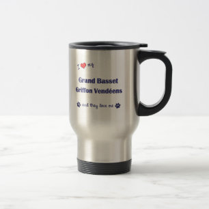 Mug De Voyage Aimez mon griffon grand Vendeens (les chiens