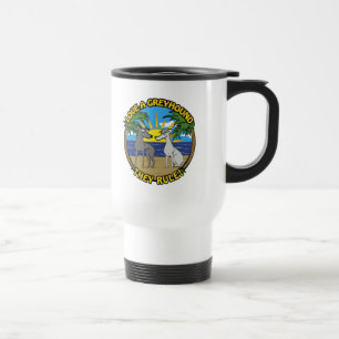 MUG DE VOYAGE AIMEZ UNE GREYHOUND QU'ILS GOUVERNENT !