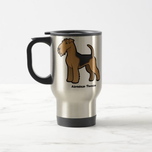 Mug De Voyage airedale terrier (Gauche)