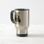 Mug De Voyage Ajouter un nom facilement distrait par les trains (Devant gauche)