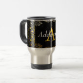 Mug De Voyage Ajouter votre nom et votre initiale (Devant gauche)