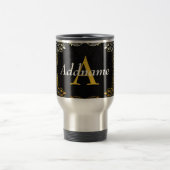 Mug De Voyage Ajouter votre nom et votre initiale (Centre)