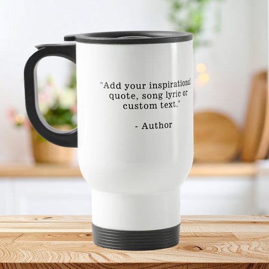 Mug De Voyage Ajouter votre propre devis