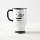 Mug De Voyage AJOUTEZ VOTRE NOM | Infirmière en cours de voyage (Gauche)
