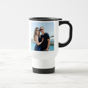 MUG DE VOYAGE AJOUTEZ VOTRE PHOTO À CAFÉ VOYAGE MUG, PERSONNALIS