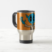 Mug De Voyage Alien bleu (Devant gauche)