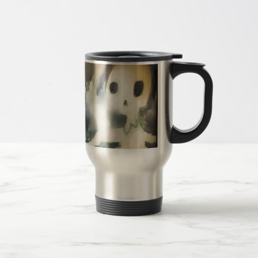 Mug De Voyage alien dit bonjour (Droit)