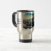 Mug De Voyage Alimenter votre boue de voyage de passion (Devant gauche)
