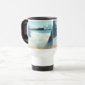 Mug De Voyage Alimentez Votre Matin – Continuez à Aller Au-Delà (Devant gauche)