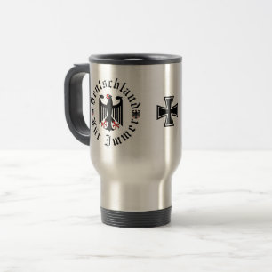 Mug De Voyage Allemagne/Deutschland Forever/aigle noir/croix de 