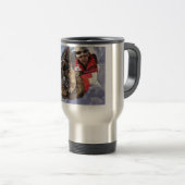 Mug De Voyage Allemand Shepard Recherche et Secourt dans la neig (Devant droit)