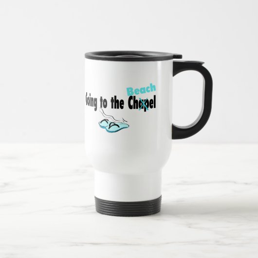 Mug De Voyage Aller à la chapelle (plage) 1 (Droite)