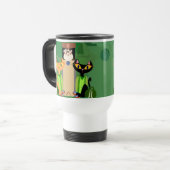 Mug De Voyage Alley Cats Amusants Bowling Animaux Conception Rét (Devant gauche)