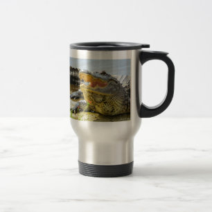 Mug De Voyage Alligator. Face à face