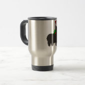 Mug De Voyage alpacas de rennes de noël (Devant gauche)