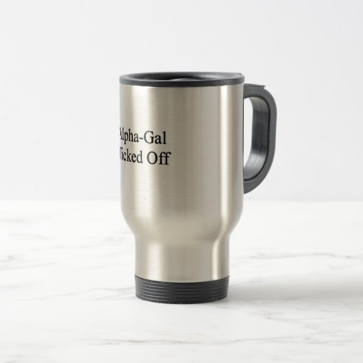 Mug de voyage Alpha-Gal (Devant droit)
