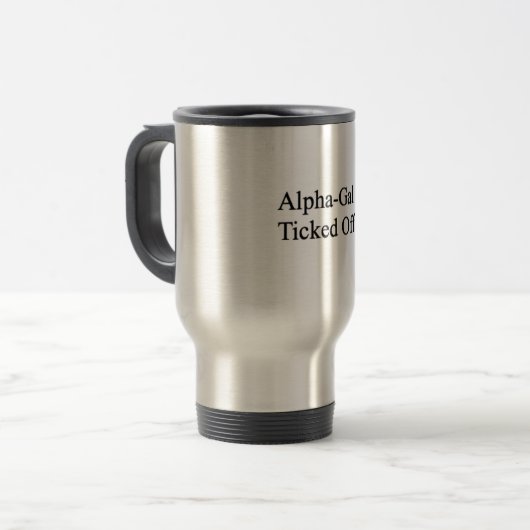 Mug de voyage Alpha-Gal (Devant gauche)