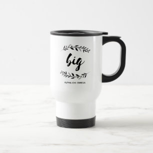 Mug De Voyage Alpha guirlande d'Omega de Chi grande