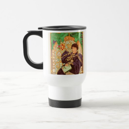 Mug De Voyage Alphonse Mucha Prince et Dragon (Gauche)