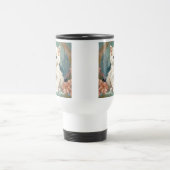 Mug De Voyage Alphonse Mucha Style Chat blanc (Centre)