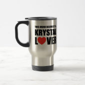 Mug De Voyage Amant de Krystal (Gauche)