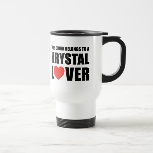Mug De Voyage Amant de Krystal (Droite)