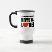 Mug De Voyage Amant de Krystal (Gauche)