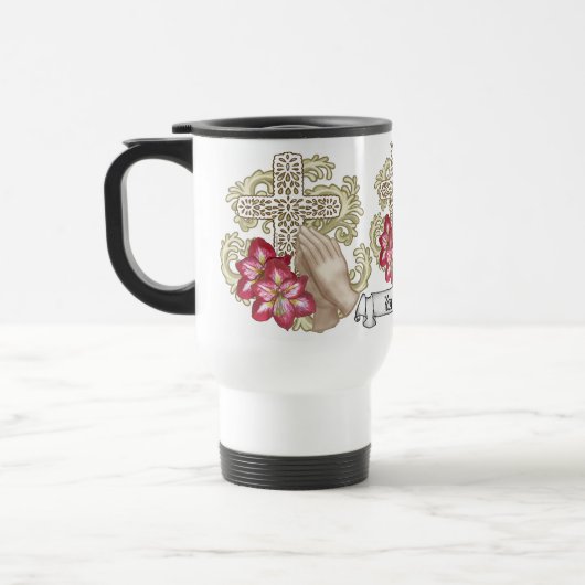Mug De Voyage Amaryllis Wh Croix Chrétienne (Gauche)