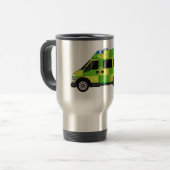 Mug De Voyage Ambulance de bande dessinée (Devant gauche)