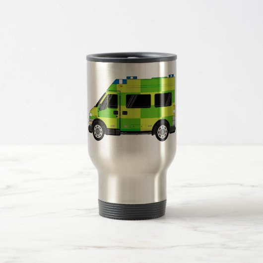 Mug De Voyage Ambulance de bande dessinée (Centre)