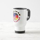 Mug De Voyage Américain allemand (Devant droit)